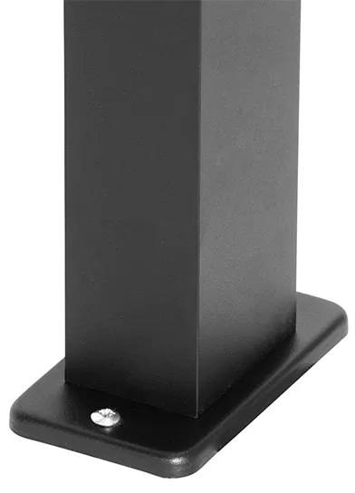 Candeeiro de pé exterior industrial preto 65 cm IP44 - Baleno Country / Rústico,Moderno,Industrial