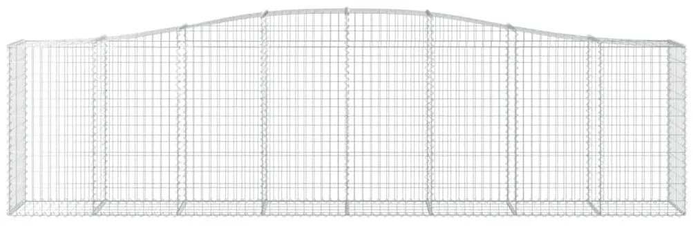 Cestos gabião arqueados 6pcs 400x50x100/120cm ferro galvanizado