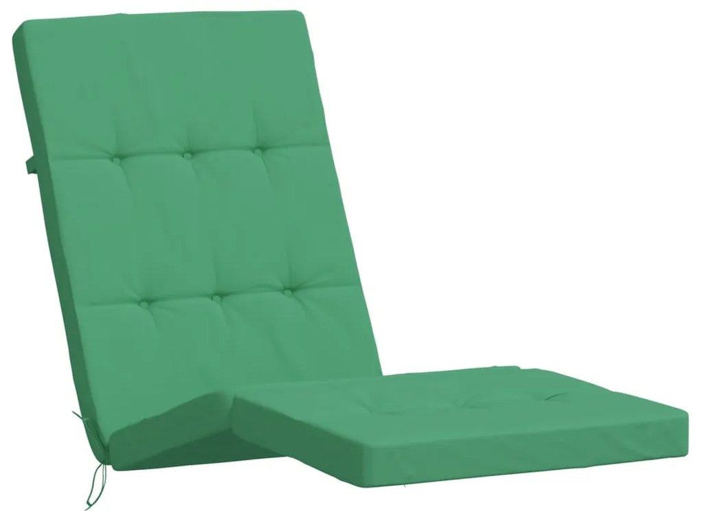 Almofadões p/ cadeira de terraço 2 pcs tecido oxford verde