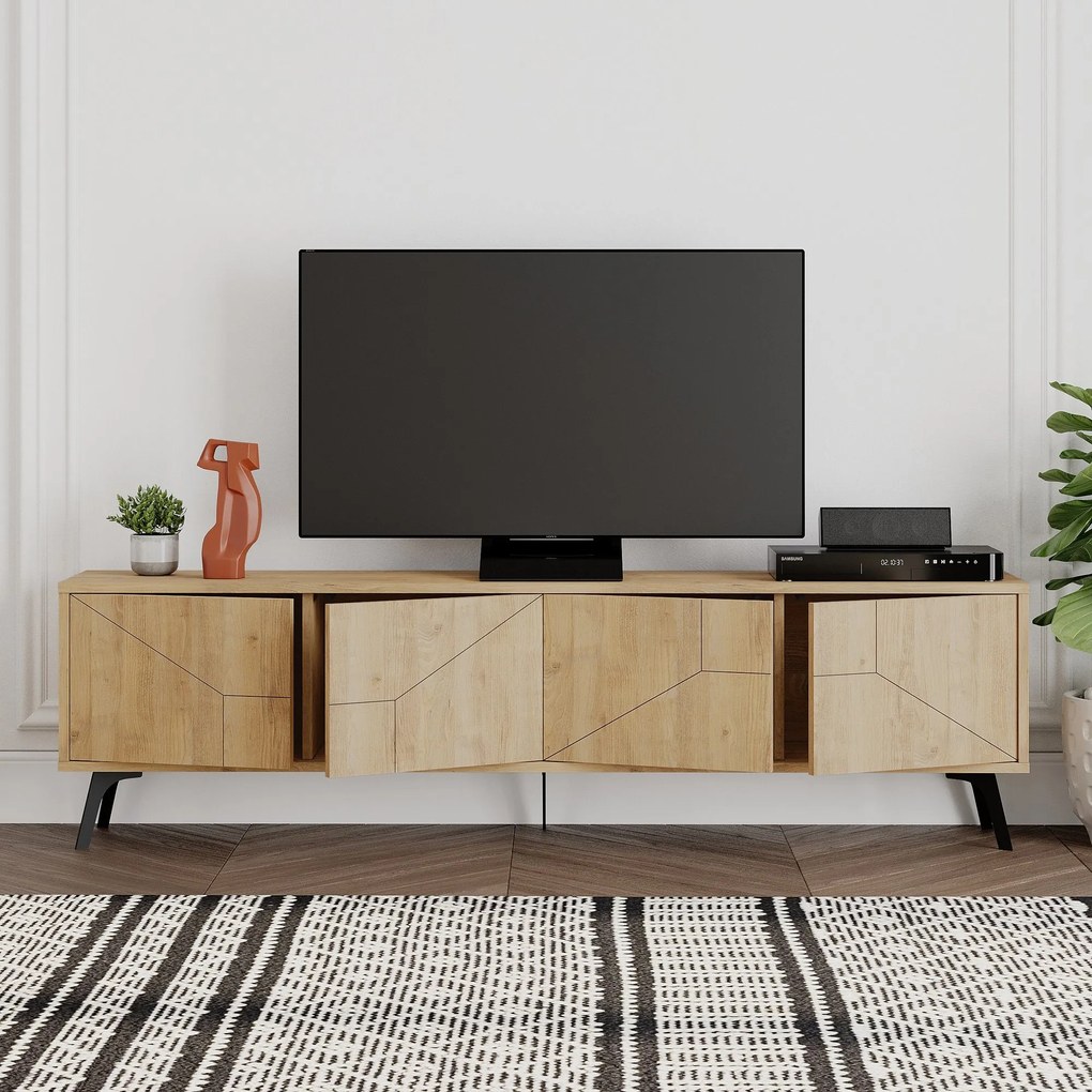 Estante Lima – Branco/Amarelo – 90x180x20 cm