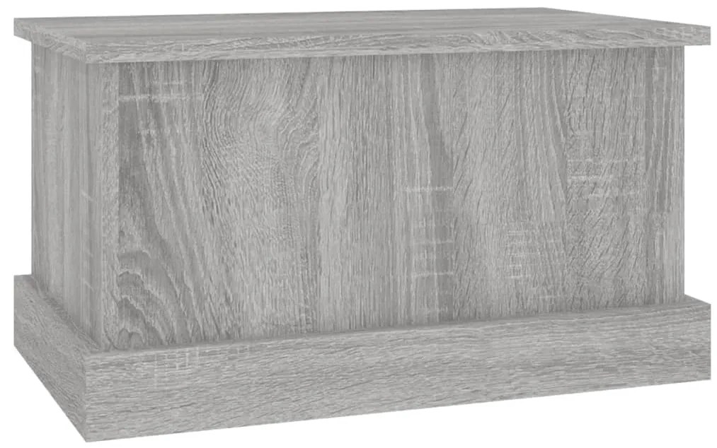 Caixa de arrumação 50x30x28 cm derivados madeira cinza sonoma