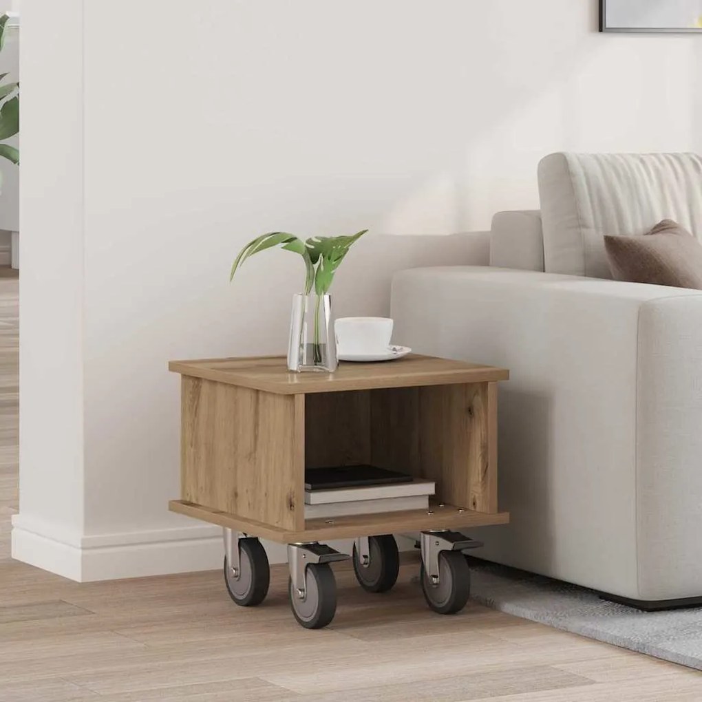 vidaXL Suporte para TV Carvalho Artesanal 37 x 35 x 35 cm