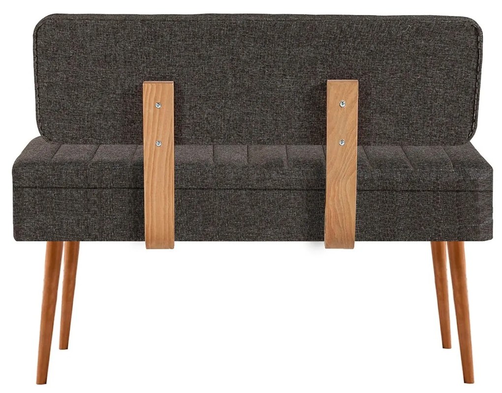 Banco Vina – Atlantic Pine Anthracite – 110 cm x 82,5 cm x 40 cm