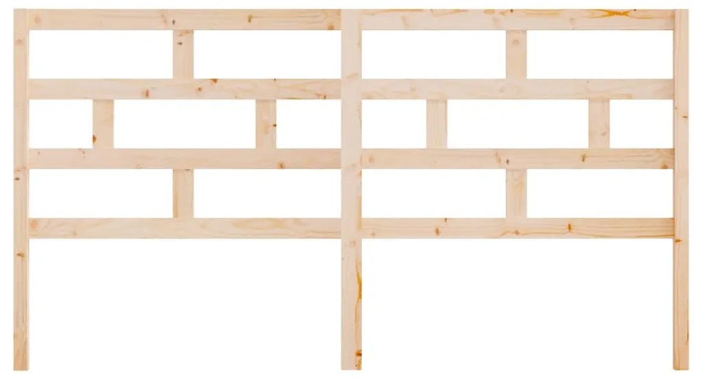 Cabeceira de cama 206x4x100 cm pinho maciço