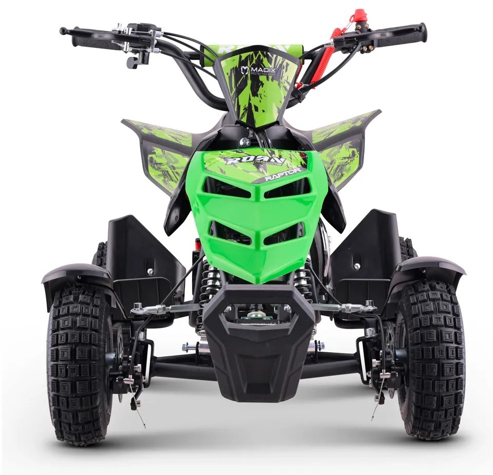 Mini moto 4 gasolina para crianças 49cc Raptor R4 Verde