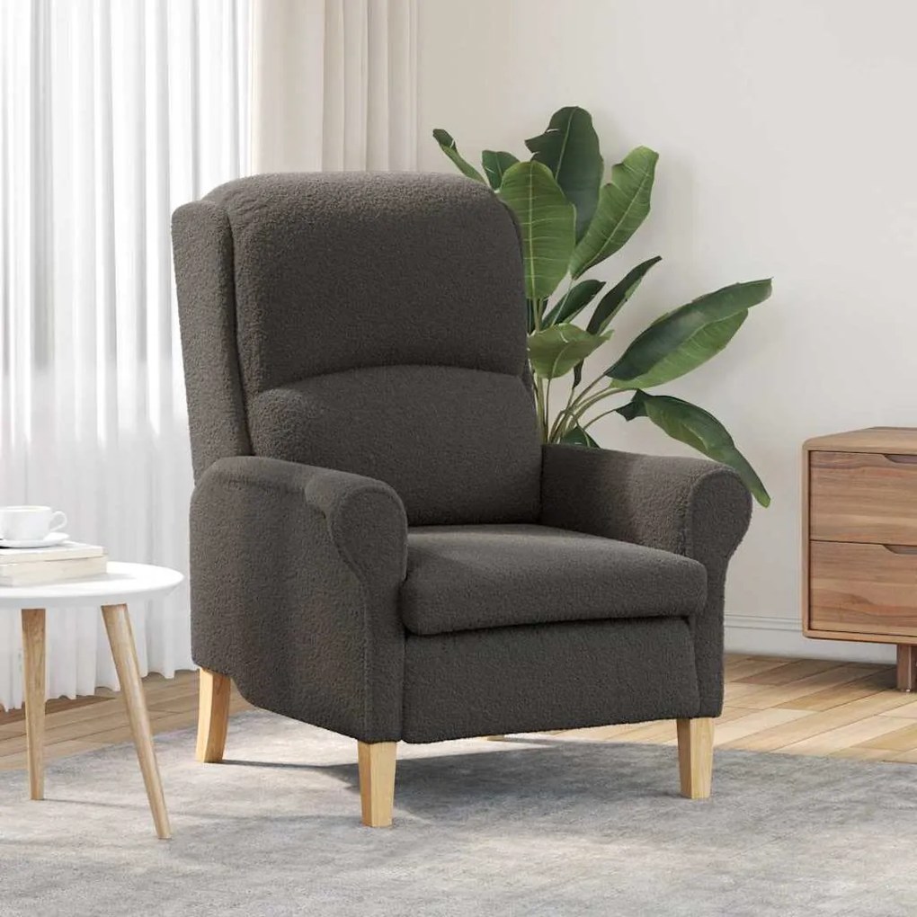 vidaXL Poltrona Ergonómica Cinzento escuro Standard