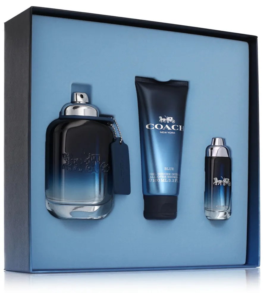 Conjunto de Perfume Homem Coach 3 Peças Blue