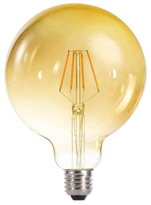 E27 Light Bulb G125 Globe Gold 4W