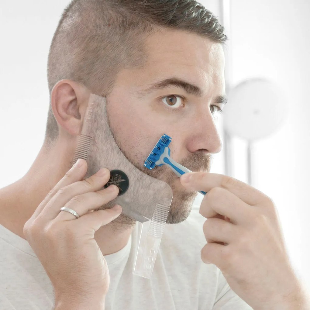 Molde de Barba Hipster Barber InnovaGoods