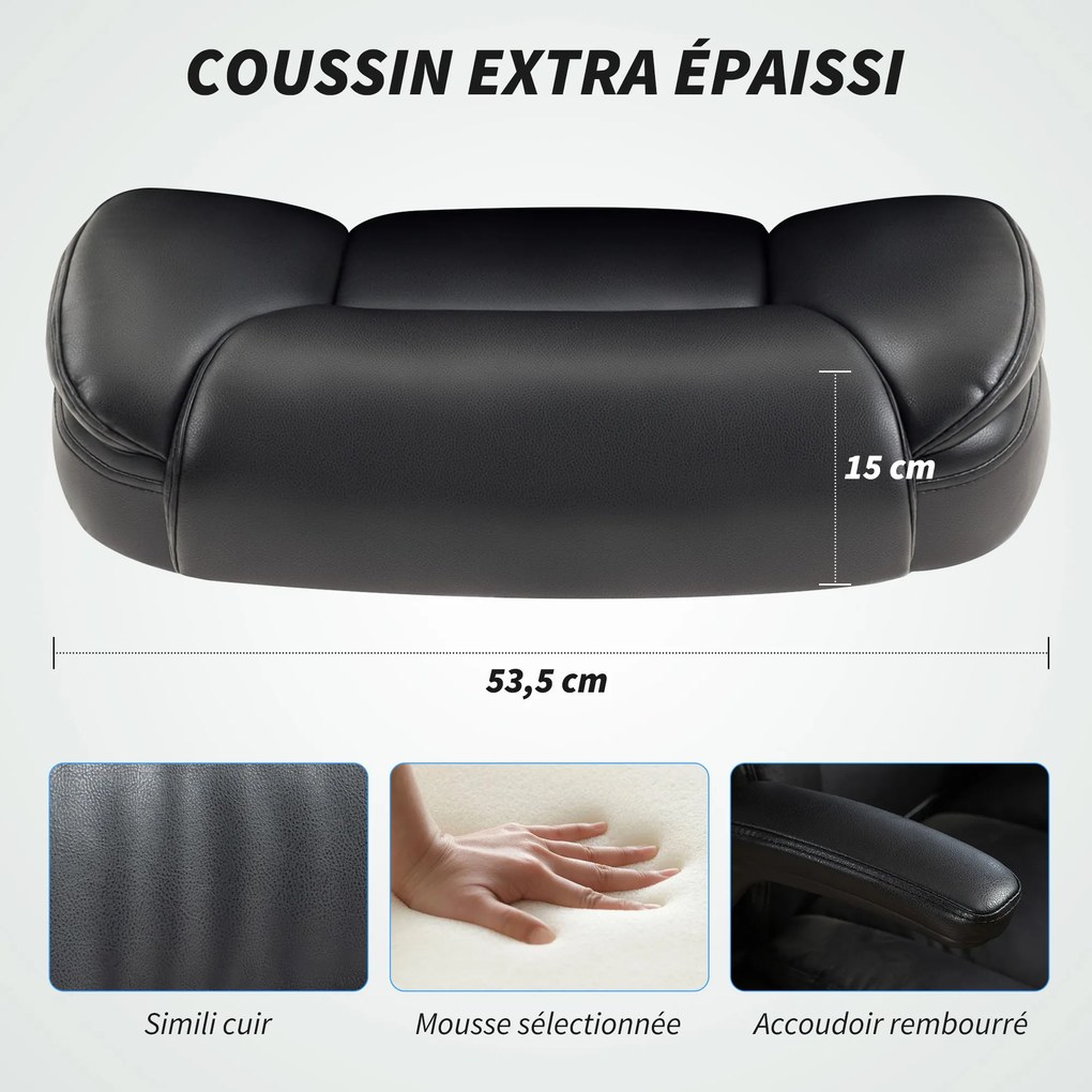 Cadeira de escritório com braços rebatíveis, cadeira de escritório ergonómica, altura ajustável, função de balanço, preta