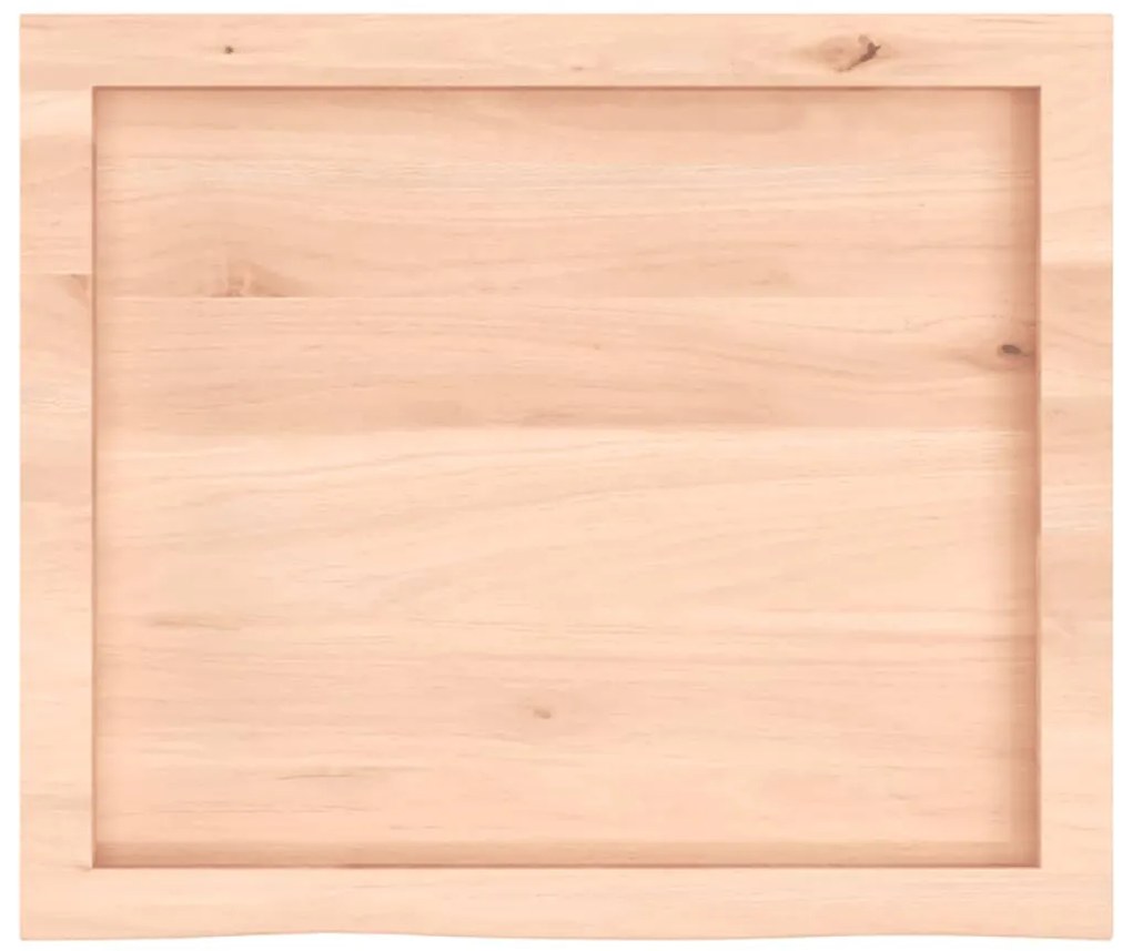 Prateleira de parede 60x50x(2-6) cm carvalho maciço não tratado