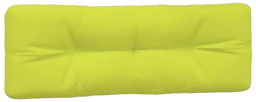 Almofadões para móveis de paletes 7 pcs tecido verde brilhante