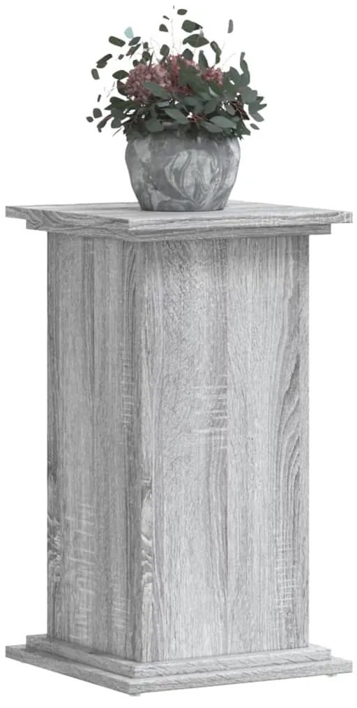 Suporte p/ plantas 33x33x60 cm derivados madeira cinza sonoma