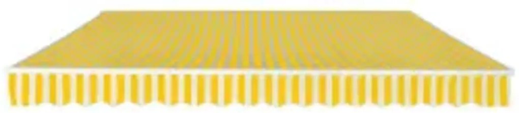 Todo dobrável manual 600 cm amarelo e branco