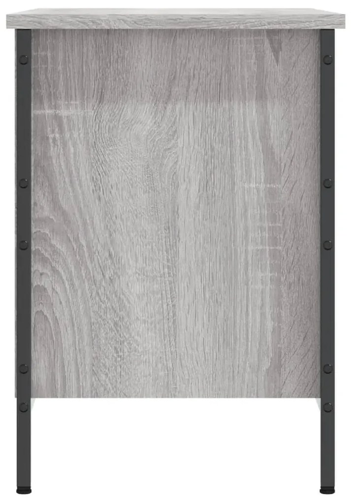 Sapateira 69x35x50 cm derivados de madeira cinzento sonoma