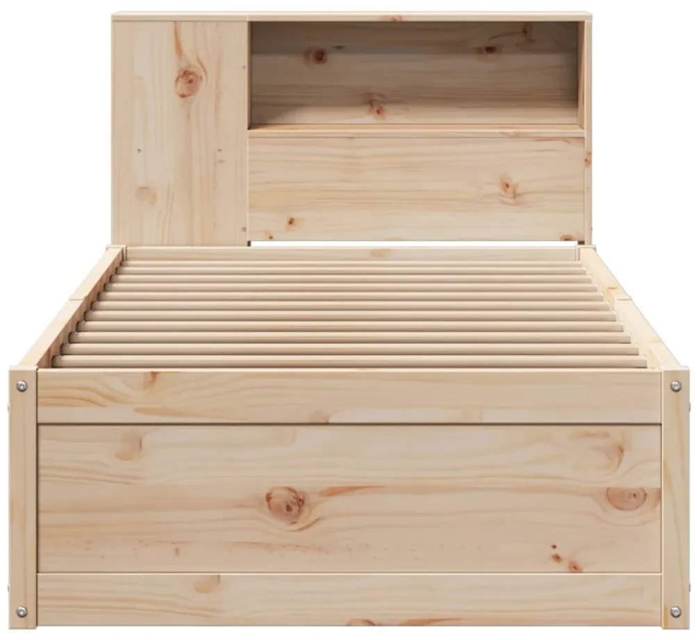 Cama sem colchão 90x190 cm madeira de pinho maciça