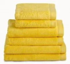 Toalhas banho 100% algodão penteado 580 gr.  cor amarelo: 1 lençol banho 100x150 cm