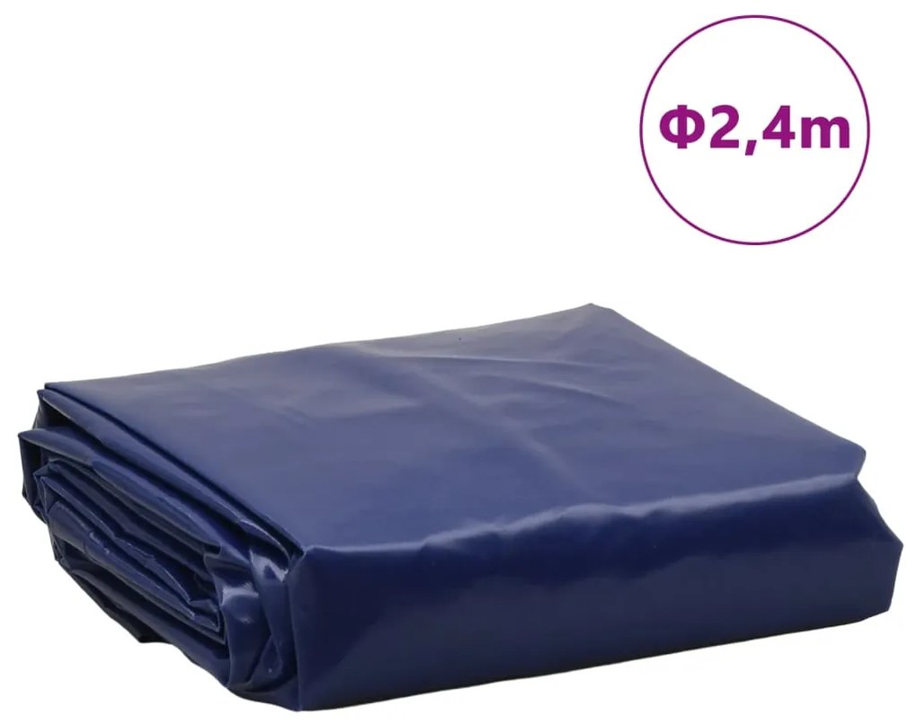 Lona Ø 2,4 m 650 g/m² azul