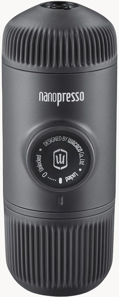 Máquina de café expresso portátil com estojo protetor rígido Nanopresso, conjunto de 9