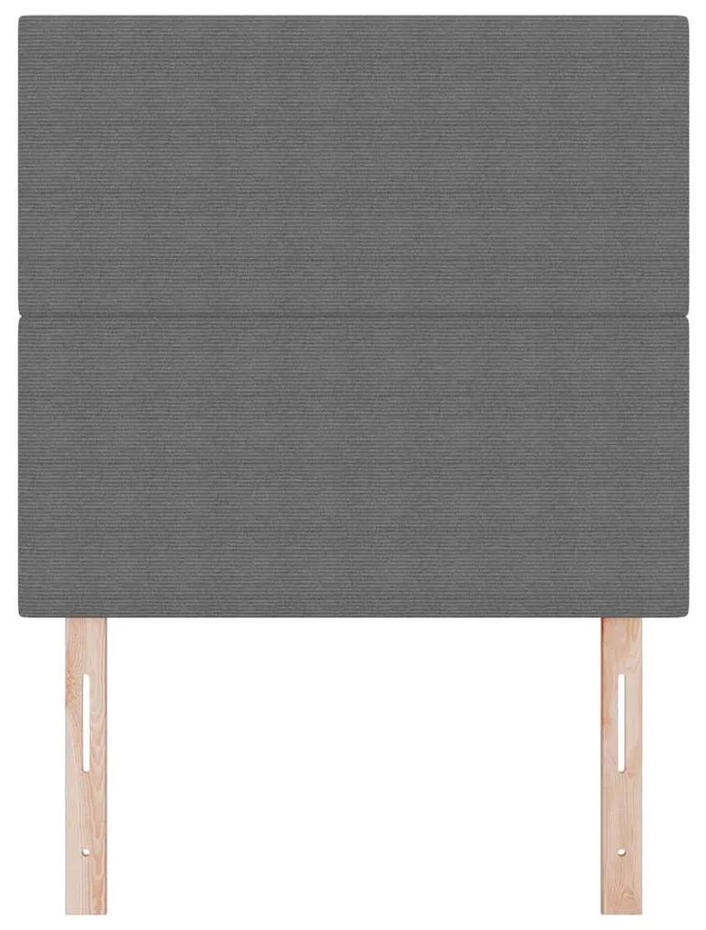 Luz de Cabeceira LED Cinza 90 cm Tecido de Corduroy