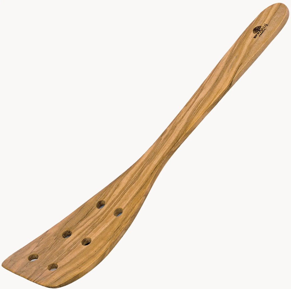 Espátulas em madeira de oliveira com furos Everyday, conjunto de 2