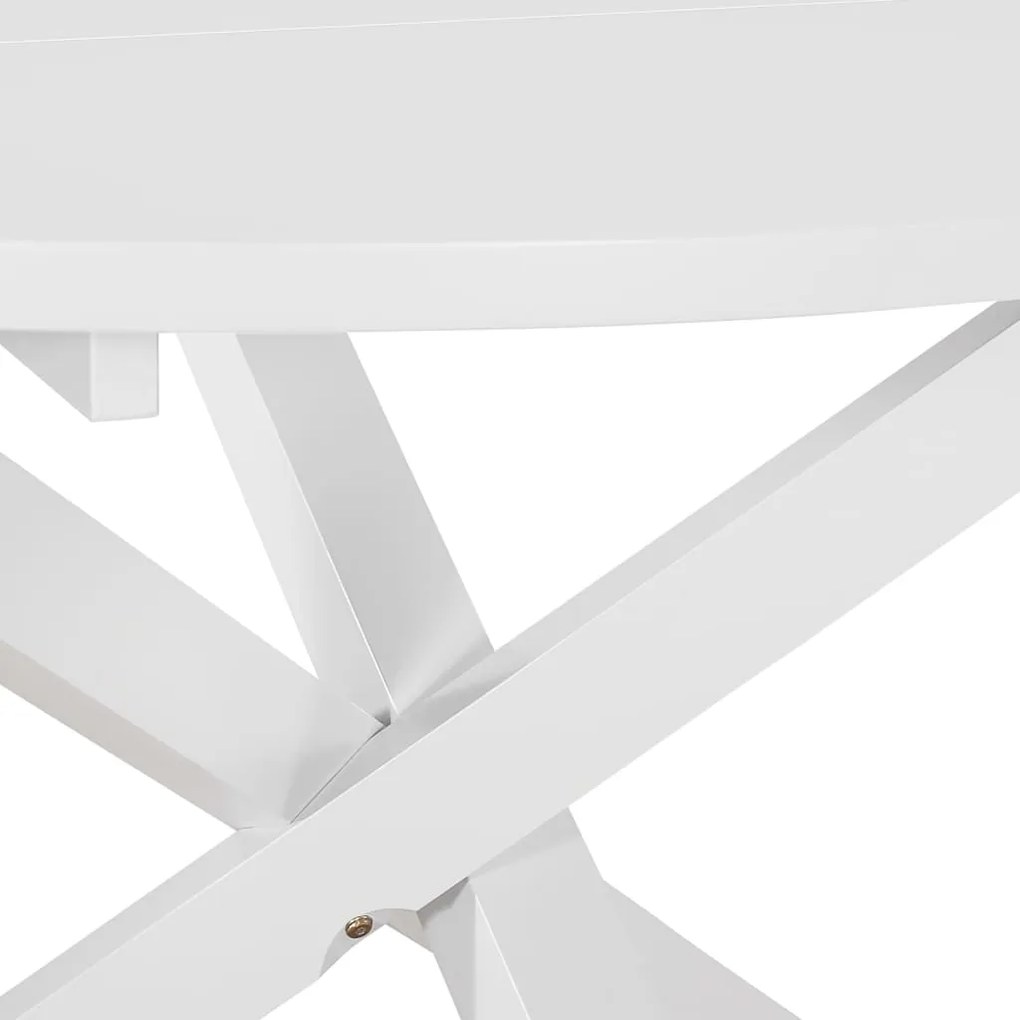 5 pcs conjunto de jantar MDF branco