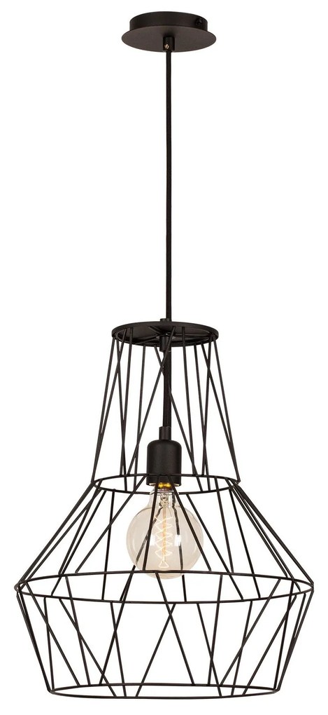 **** Chandelier Fellini – Preto – 37 cm de Diâmetro
**