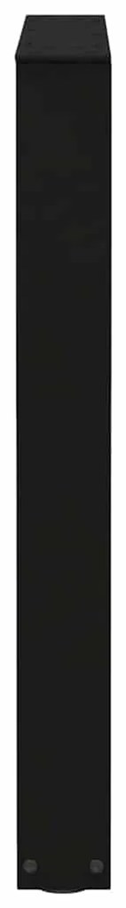 Pernas para mesa de jantar em V 3 peças, preto, 70x(72-73,3) cm, aço