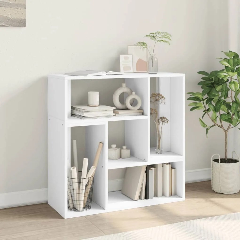 Móveis de TV 2 pcs 75x30x50 cm derivados de madeira branco
