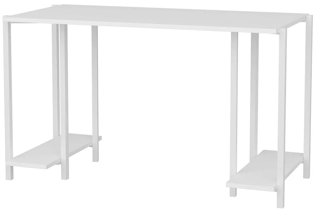 Secretária Academy – Branco – 125,2 cm x 60 cm x 73,8 cm