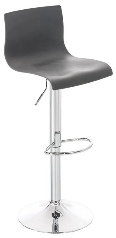 Banco de bar Hoover 39 x 84-104 x 36 cm Cinzento