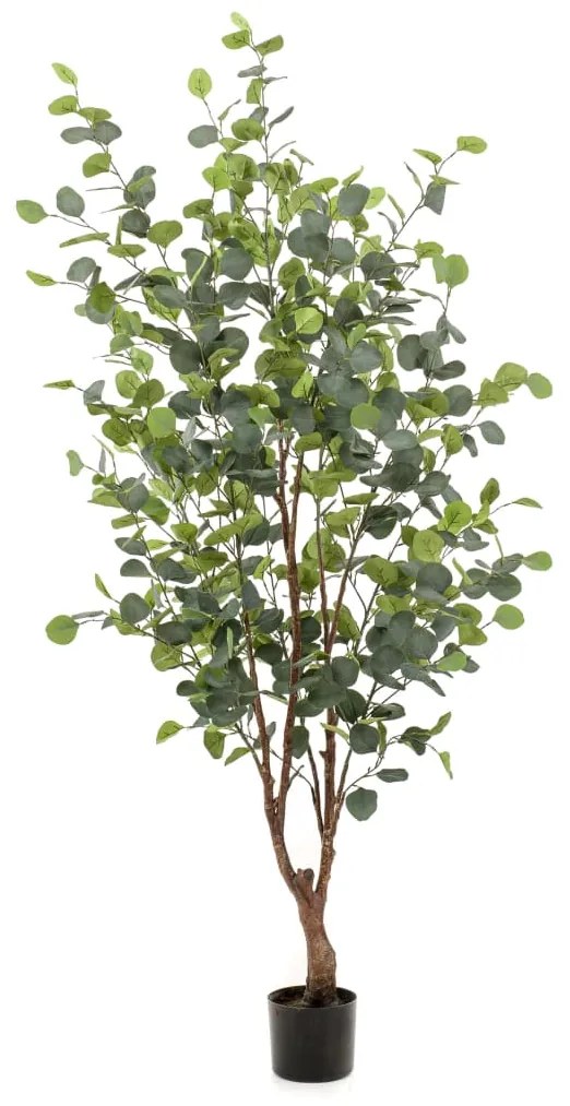431032 Emerald Árvore artificial eucalipto em vaso 140 cm