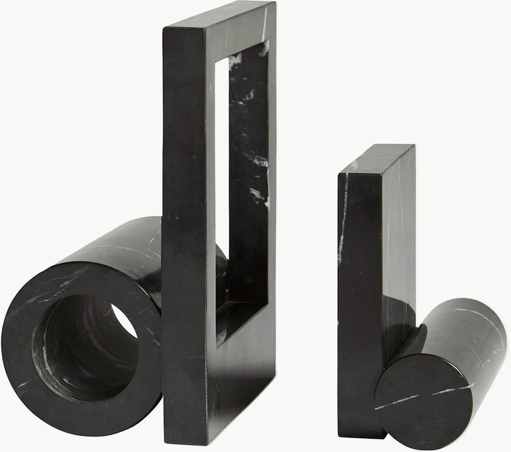 Suportes para livros em mármore Booknd, conjunto de 2