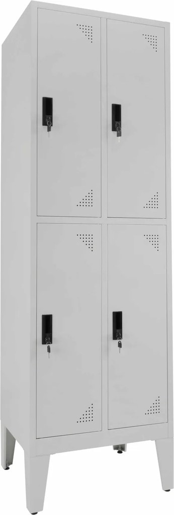 Cacifos Metálico Duplo 4 Cacifos 1900x600x500 mm Riva (desmontado)