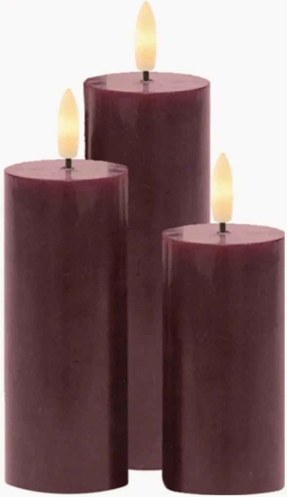 Velas LED Sille, conjunto de 3