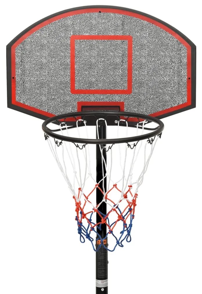 Tabela de basquetebol 216-250 cm polietileno preto