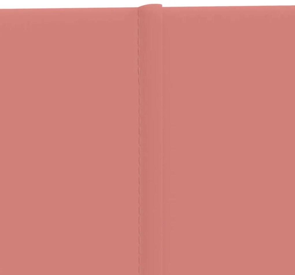 Painel de parede 12 pcs 90x15 cm veludo 1,62 m² rosa