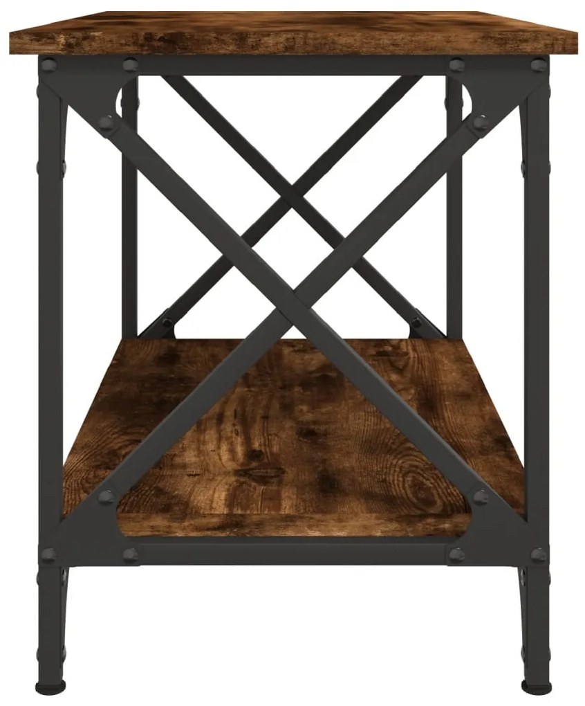 Mesa de apoio 55x38x45 cm derivados de madeira carvalho fumado