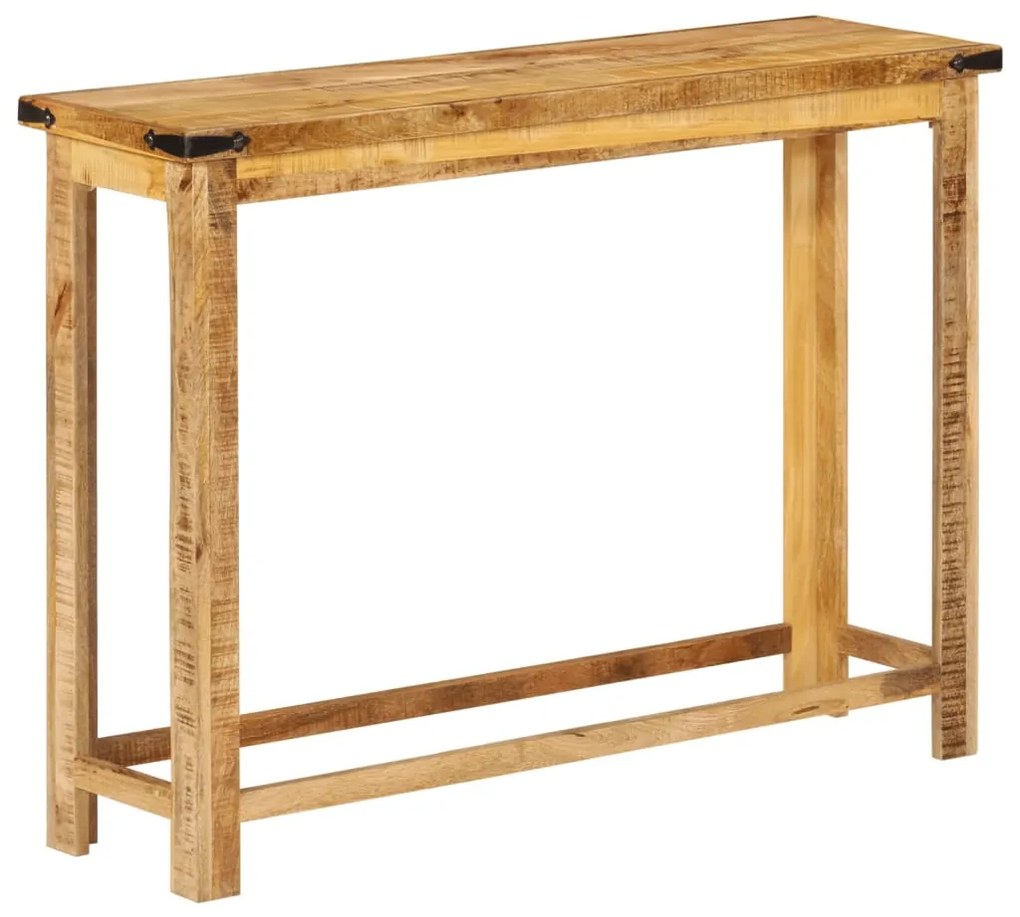Mesa consola 100x30x75 cm madeira de mangueira maciça