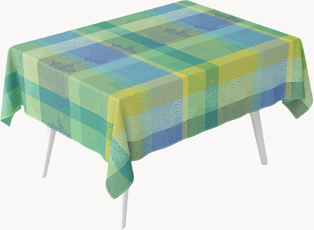 Toalha de mesa jacquard Mille Rainures Atoll