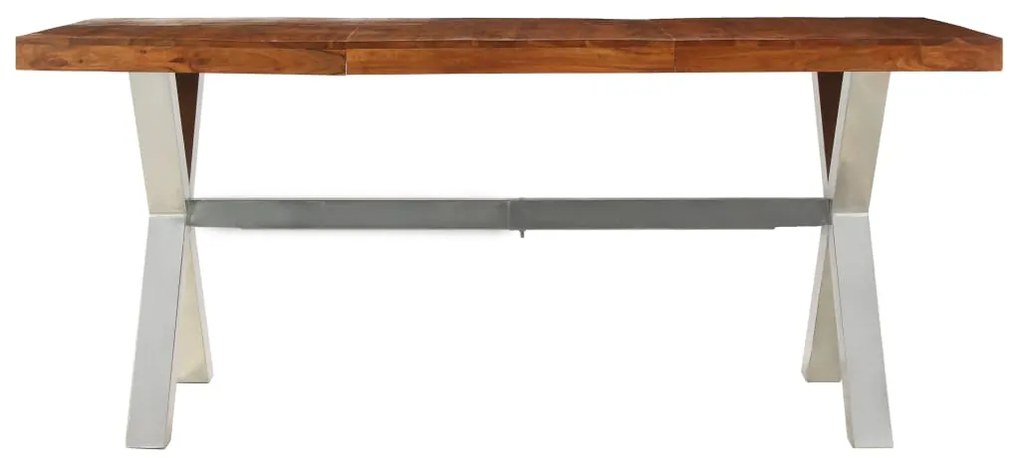 Mesa de jantar 180x90x76 cm madeira maciça