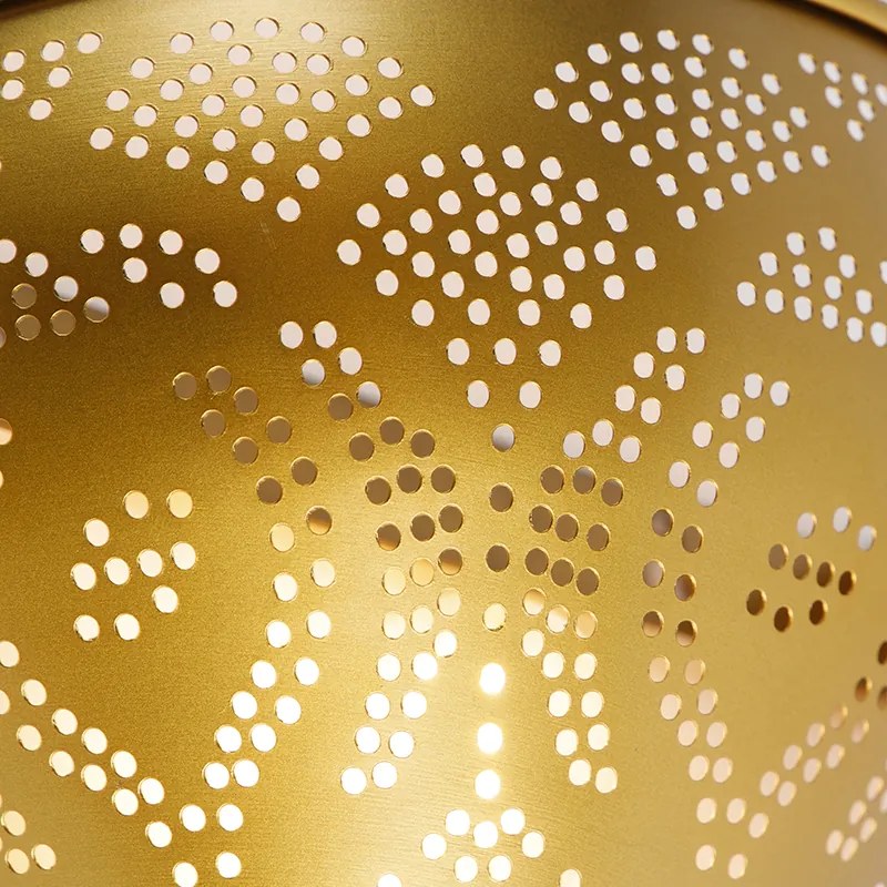 Candeeiro de parede oriental dourado - Zayn Oriental