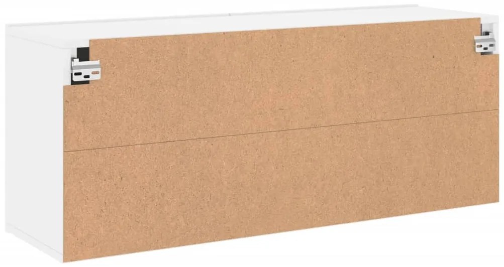 Móvel de parede para TV 100x30x41 cm branco