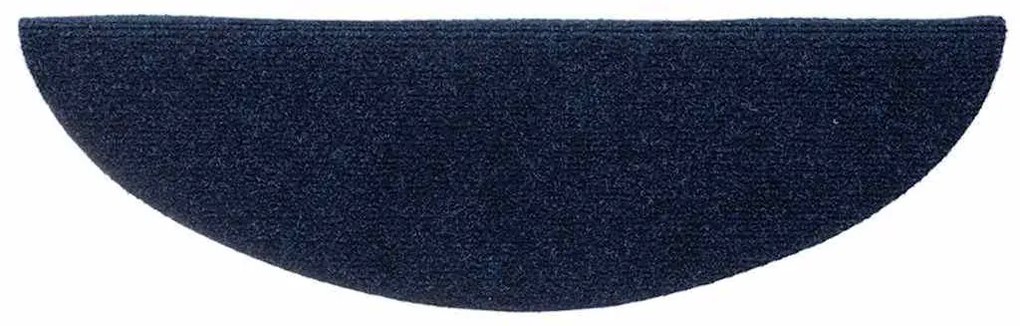 Tapetes escada autoadesivos 10 pcs 56x17x3 cm azul-marinho