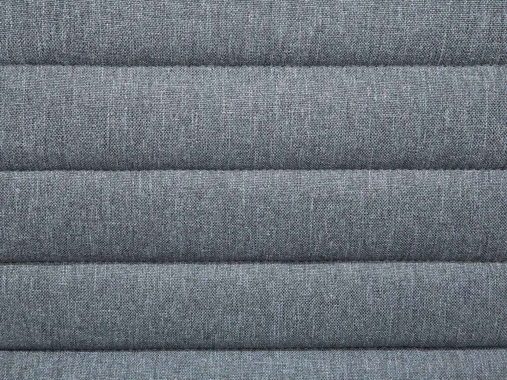 Conjunto de 2 bancos de bar em tecido cinzento LUCERNE Beliani