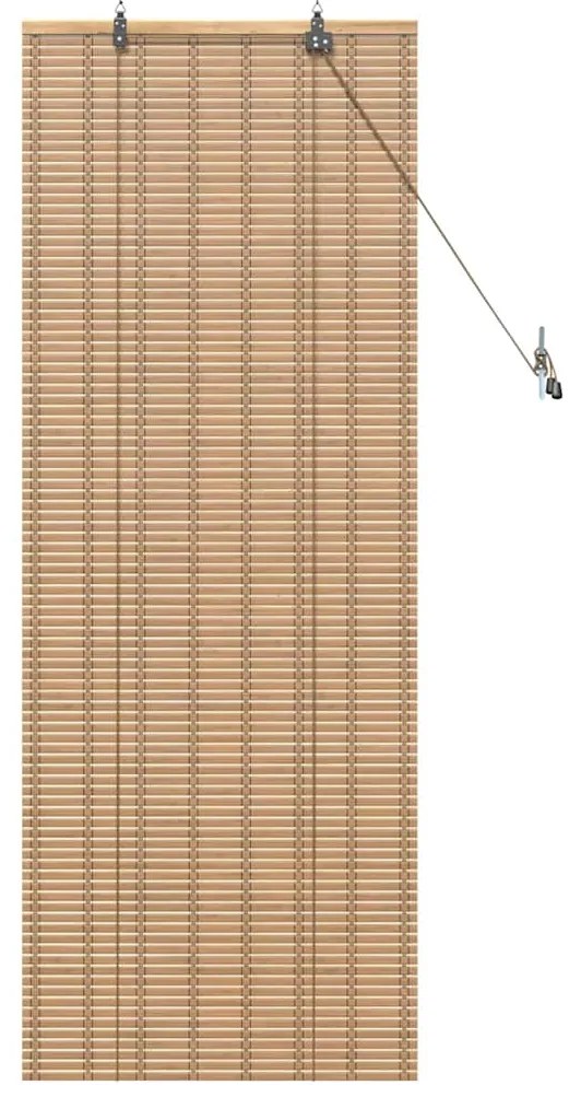 Persianas e Sombras de Janela Marrom Claro 60 x 160 cm Bambu