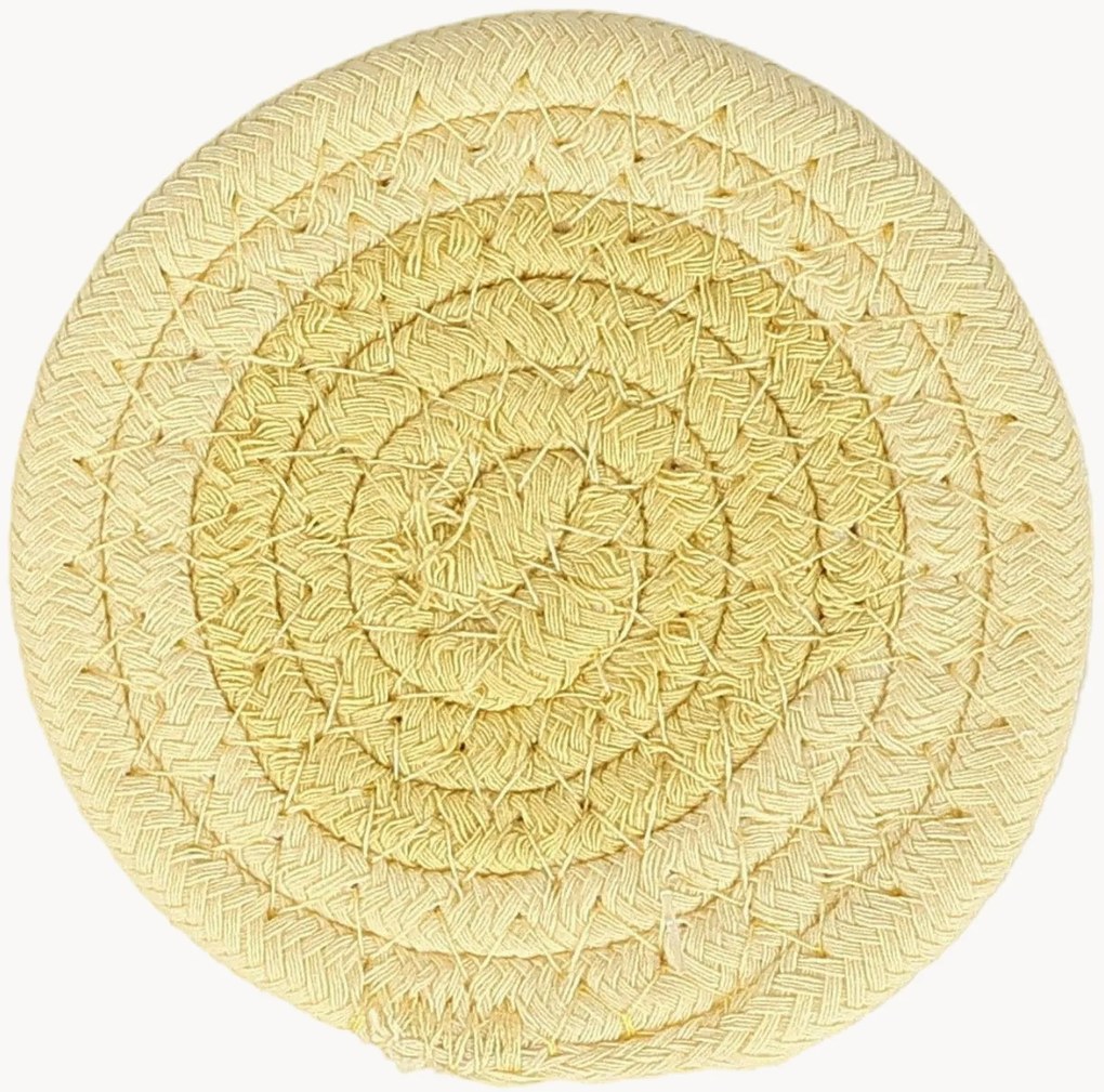 Bases para copos em algodão Piff, conjunto de 4