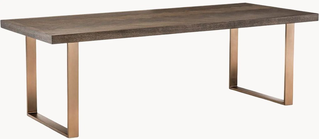 Mesa de jantar com tampo de madeira Melchior, vários tamanhos