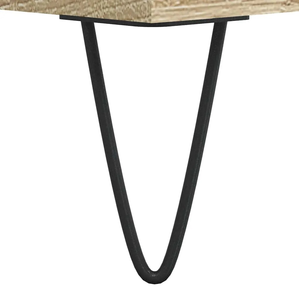 Mesa de cabeceira 40x35x50 cm derivados madeira carvalho sonoma