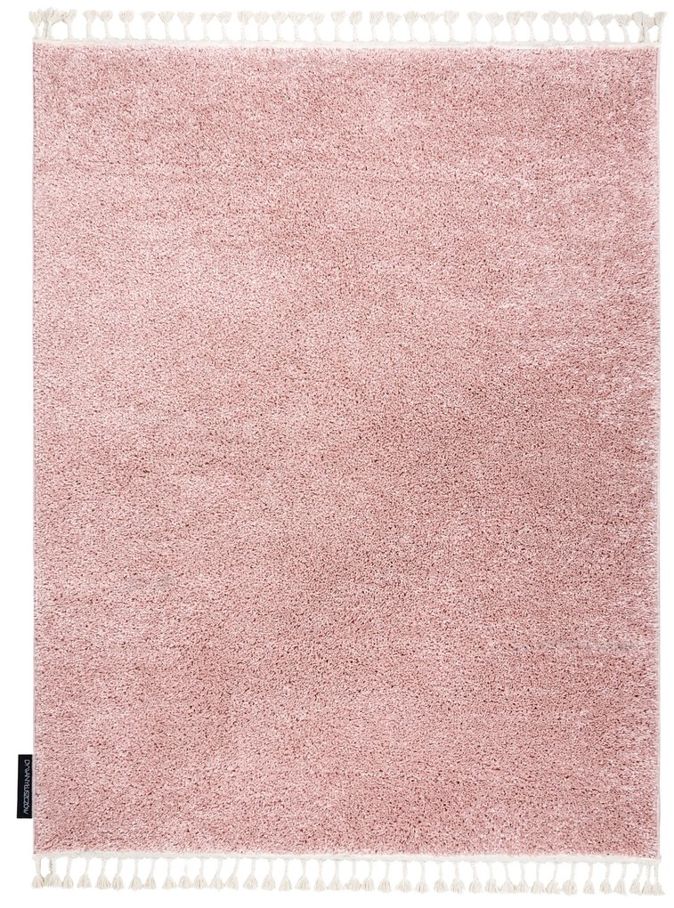 Tapete BERBER 9000 rosa Franjas berbere marroquino shaggy - PRODUTO DE SEGUNDA GRAU